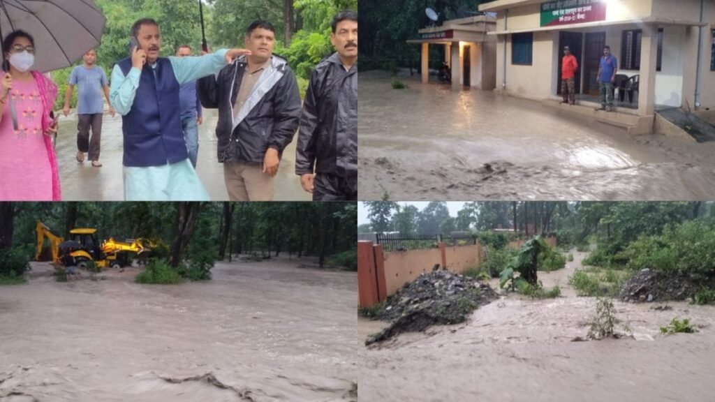 Brij Bhushan Gairola visited the rain affected areas. Hillvani News