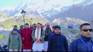 Chief Minister Dhami reached Kedarnath Dham. Hillvani News