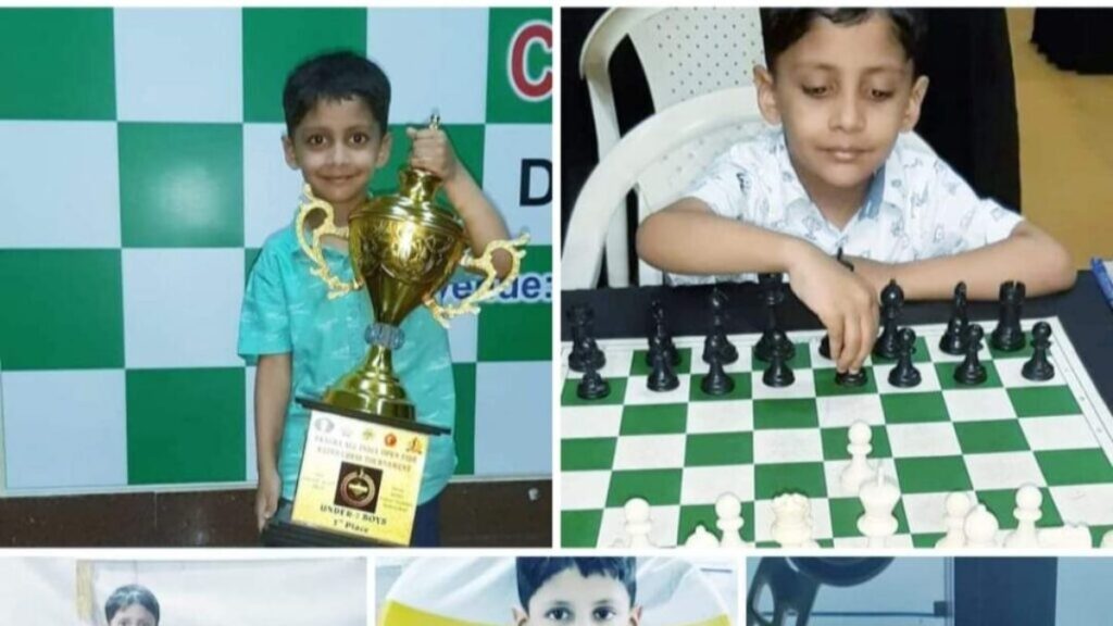 Tejas Tiwari making a splash in chess. Hillvani News