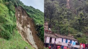 Dozens of families came under landslide. Hillvani News