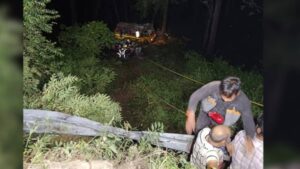 Bus full of passengers fell into ditch. Hillvani News