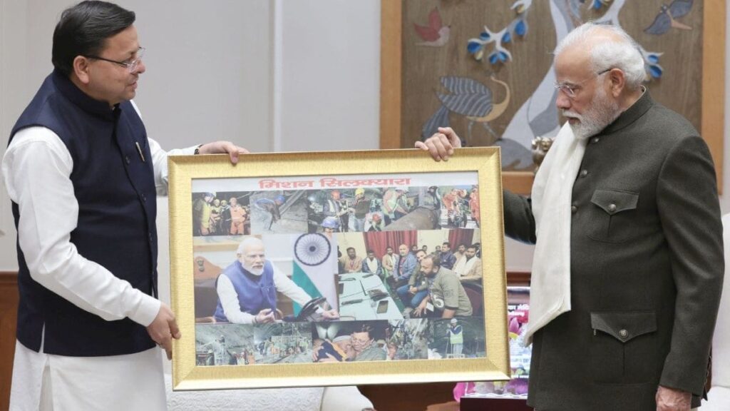 CM Dhami met Prime Minister Modi in New Delhi