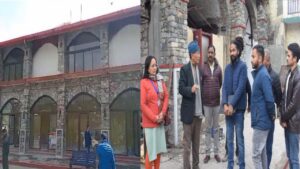 Beautification work of old bus station of Nainital districtBeautification work of old bus station of Nainital district