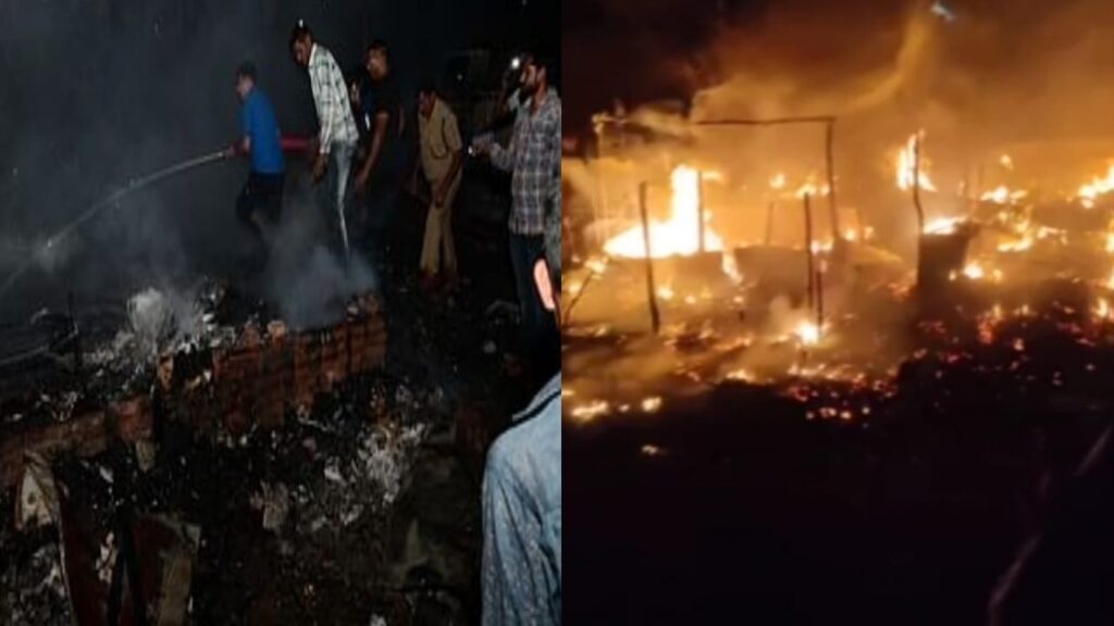 Many huts got caught in Banbhulpura fire