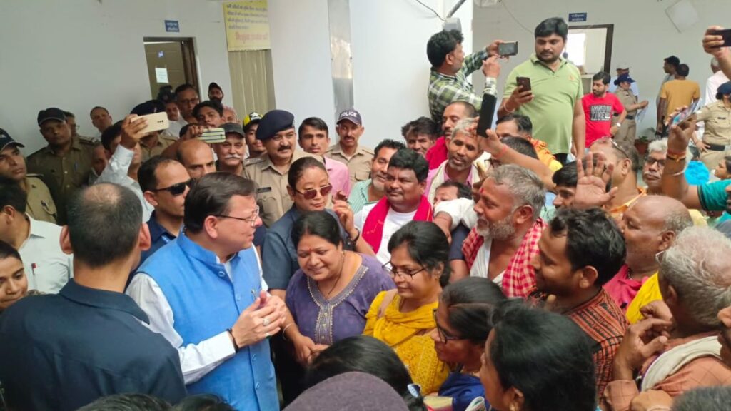 CM Dhami reached Rishikesh Chardham Yatra Registration Office. Hillvani News
