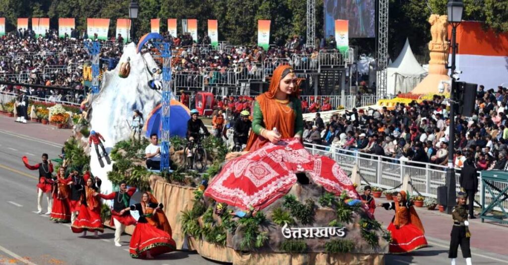 गणतंत्र दिवस परेड में उत्तराखंड की झांकी को मिला तीसरा