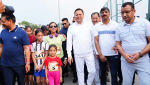 मुख्यमंत्री धामी ने पवेलियन ग्राउण्ड, देहरादून में “अहिल्या स्मृति मैराथन”