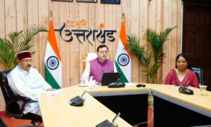 CM धामी ने मुख्यमंत्री आवास में प्रदेश में चल रहे
