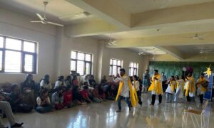 थिएटर विभाग द्वारा सूचना का अधिकार अधिनियम पर नुक्कड़ नाटक