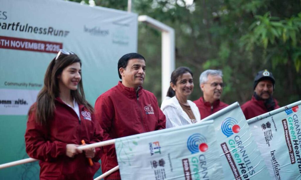 ग्रैन्यूल्स ग्रीन हार्टफुलनेस रन और प्लांटेशन वीक के चौथे संस्करण