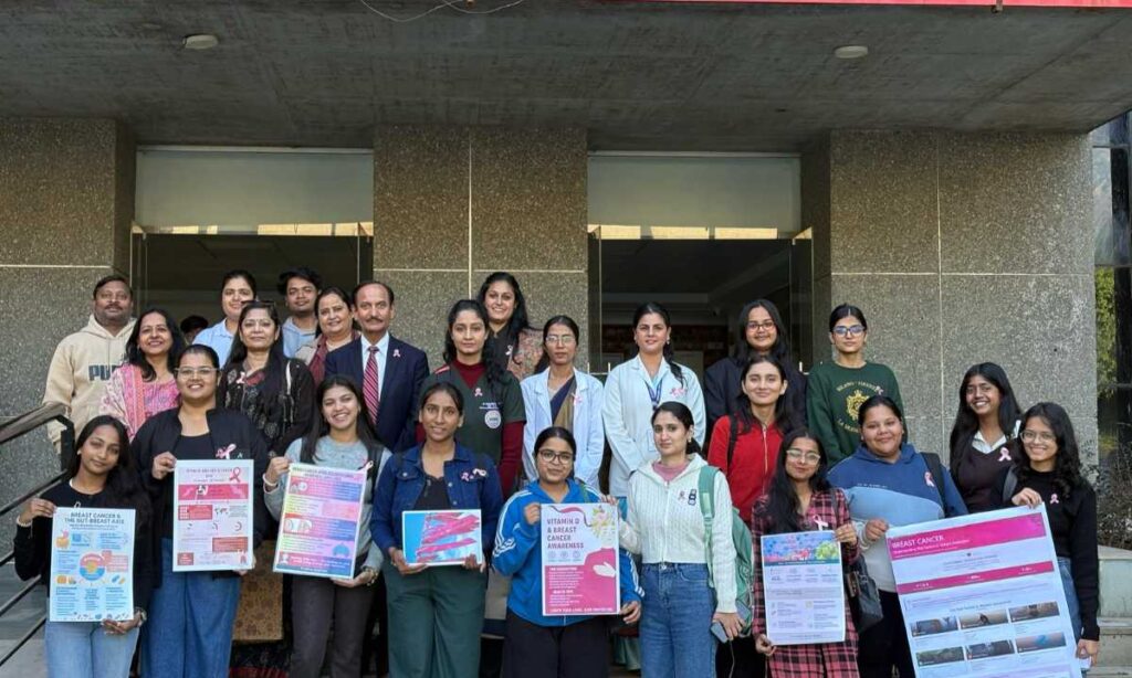 यूपीईएस यूनिवर्सिटी ने युवा महिलाओं में स्तन स्वास्थ्य जागरूकता मज़बूत