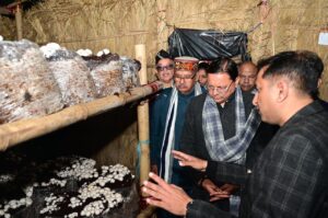 मुख्यमंत्री धामी ने किया हरिद्वार के बुग्गावाला में ‘मशरूम ग्राम’ का शुभारंभ