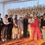 Samlaun saplings were gifted to the bride and groom at the wedding. Hillvani