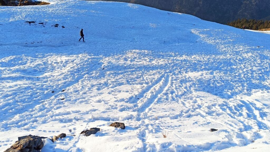 Winter snowfall reduced. Hillvani