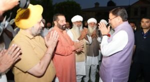 बैसाखी पर सीएम धामी से सिख प्रतिनिधिमंडल की मुलाकात…