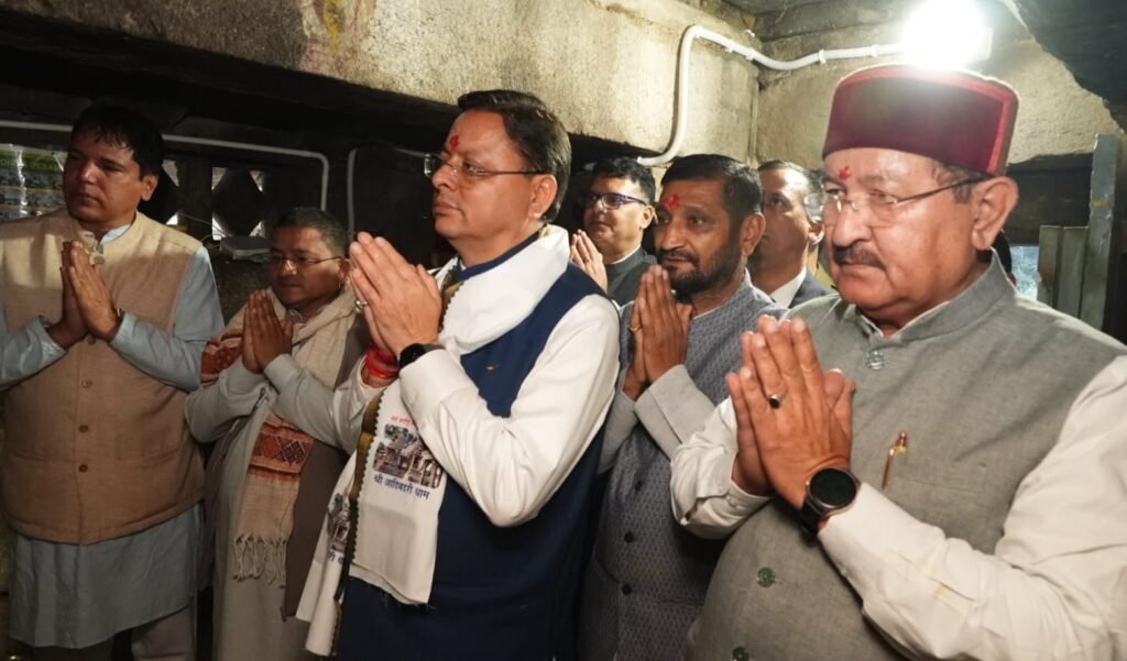 मुख्यमंत्री धामी ने आदिबद्री मंदिर में की पूजा-अर्चना…